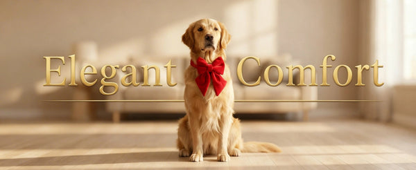 THAIN Velvet Dog Collar with Style Bow Tie, Quick Release Plastic Buckle Adjustable Dog Collars for Small Medium Large Dogs Pets
